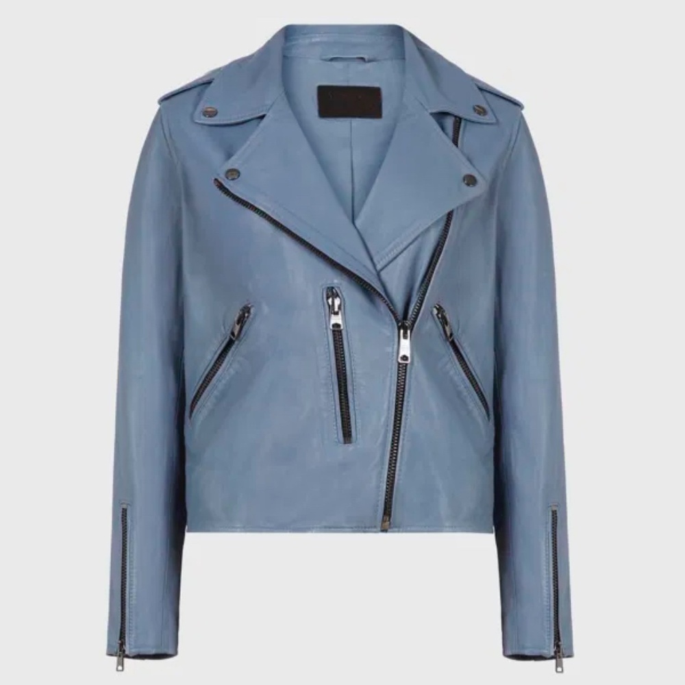 ALLSAINTS Fern Leather Biker Jacket